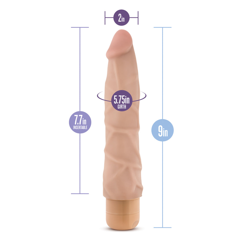 Dr. Skin Cock Vibe 1 Vibrating 9 Inch Dildo | Dildo Vibrator | Blush Novelties | Bodyjoys