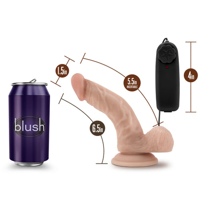 Dr. Skin Dr. Ken Vibrating Cock With Suction Cup | Dildo Vibrator | Blush Novelties | Bodyjoys
