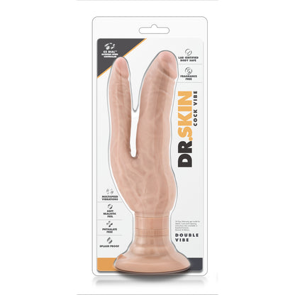 Dr. Skin 7 Inch Double Vibrating Dildo | Dildo Vibrator | Blush Novelties | Bodyjoys