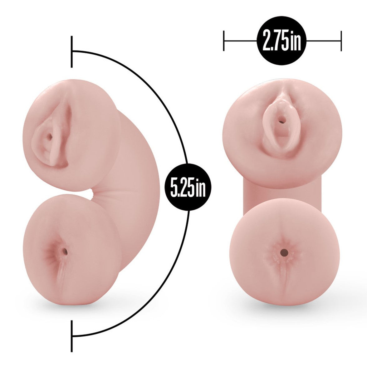 EnLust Tasha Self-Lubricating Glow-In-The-Dark Stroker Beige | Pocket Pussy | Blush Novelties | Bodyjoys