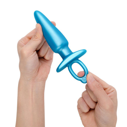 B-Vibe Sleek Prostate Plug Blue | Classic Butt Plug | B-Vibe | Bodyjoys