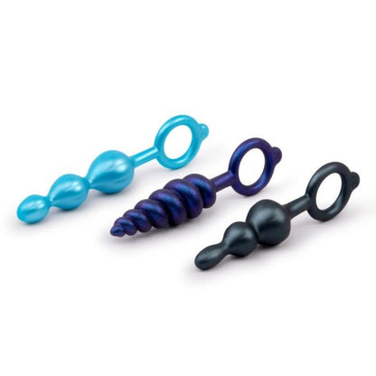 B-Vibe Butties Beaded Bundle Anal Plug Set 3 Pieces | Butt Plug Set | B-Vibe | Bodyjoys