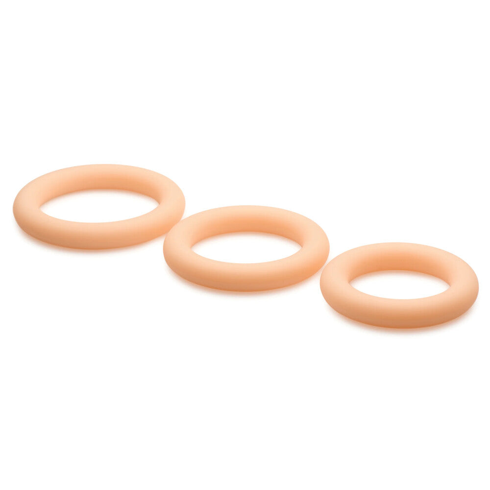 Jock Discreet Silicone Cock Ring Set 3 Pieces | Cock Ring Set | Curve Toys | Bodyjoys