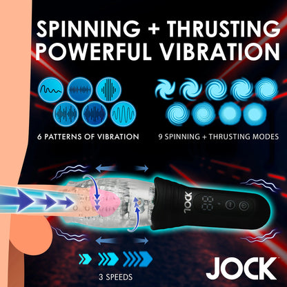 Jock Spinning, Thursting And Vibrating Male Masturbator | Male Vibrator | Curve Toys | Bodyjoys