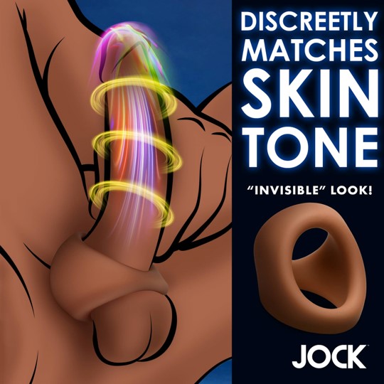 Jock Silicone Cock And Ball Ring Medium | Ball Stretcher | Curve Toys | Bodyjoys