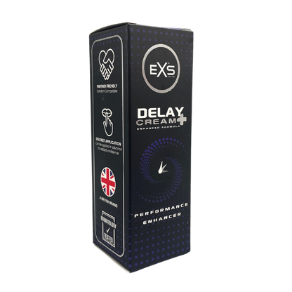 EXS Delay Cream Plus Performance Enhancer 50ml | Male Delay Spray | EXS Condoms | Bodyjoys