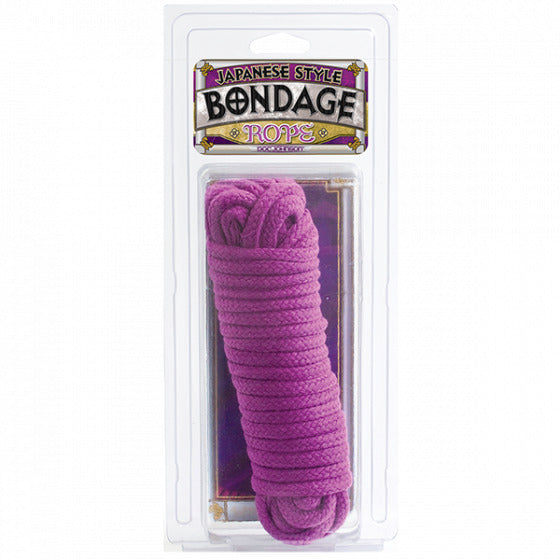 Japanese Style Bondage Rope In Purple 10m | Bondage Rope & Tape | Doc Johnson | Bodyjoys