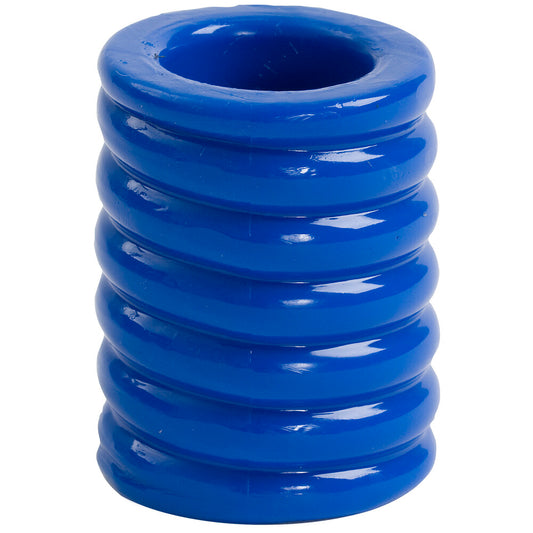 TitanMen Cock Cage Stretch-To-Fit Blue | Classic Cock Ring | Doc Johnson | Bodyjoys