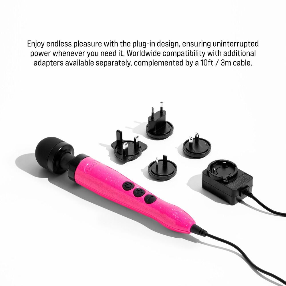 Doxy Die Cast 3 Wand Massager Hot Pink | Massage Wand Vibrator | Doxy | Bodyjoys