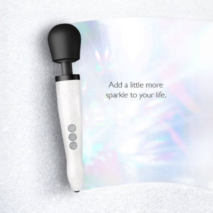 Doxy Die Cast R Rechargeable Wand Star Dust White | Massage Wand Vibrator | Doxy | Bodyjoys