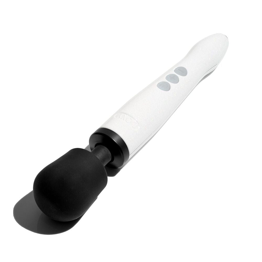 Doxy Die Cast R Rechargeable Wand Star Dust White | Massage Wand Vibrator | Doxy | Bodyjoys