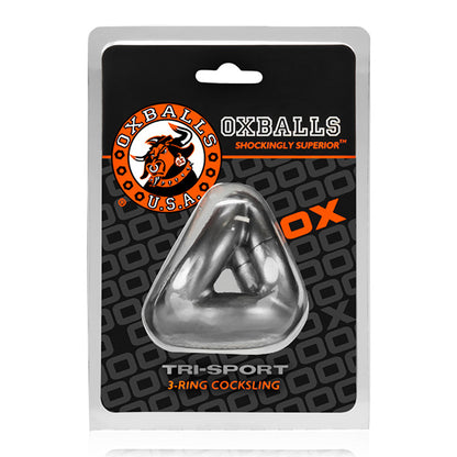 Oxballs Tri-Sport 3-Ring Cocksling Steel | Ball Stretcher | Oxballs | Bodyjoys