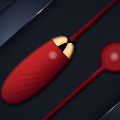 Svakom Ella Neo Red Interactive Vibrating Bullet | Love Egg Vibrator | Svakom | Bodyjoys