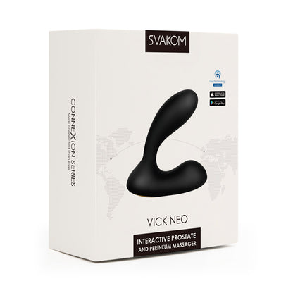 Svakom Vick Neo Interactive Prostate Massager Black | Prostate Stimulator | Svakom | Bodyjoys
