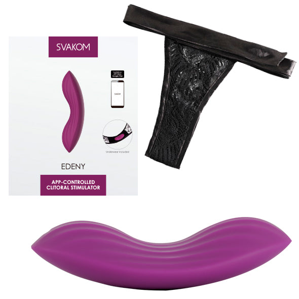 Svakom Edeny Clitoral Stimulator App-Enabled | Vibrating Knickers | Svakom | Bodyjoys