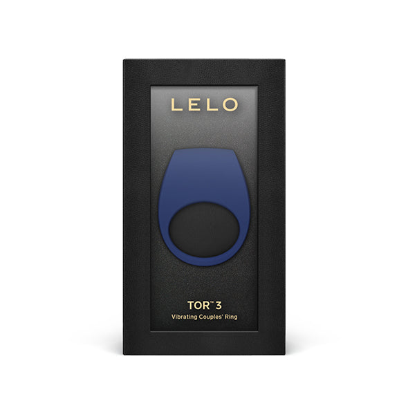 Lelo Tor 3 Vibrating Couples’ Ring Base Blue | Vibrating Cock Ring | Lelo | Bodyjoys