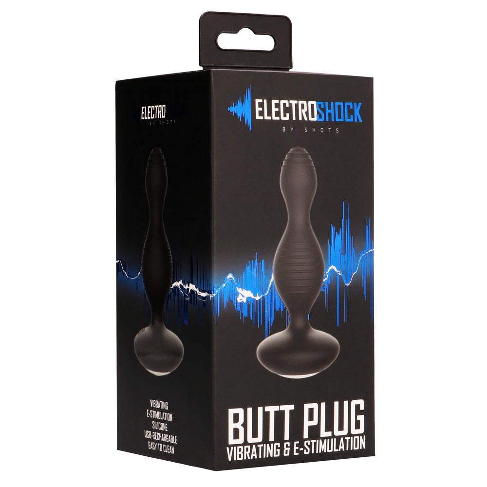E-Stimulation Vibrating Butt Plug | Electrosex Toy | Shots Toys | Bodyjoys