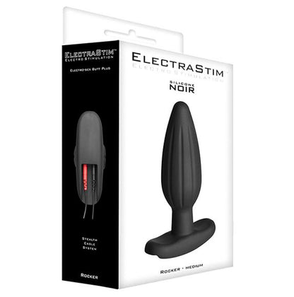 ElectraStim Silicone Noir Rocker Butt Plug Medium | Electrosex Toy | ElectraStim | Bodyjoys