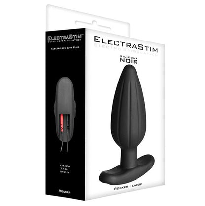 ElectraStim Silicone Noir Rocker Butt Plug Large | Electrosex Toy | ElectraStim | Bodyjoys