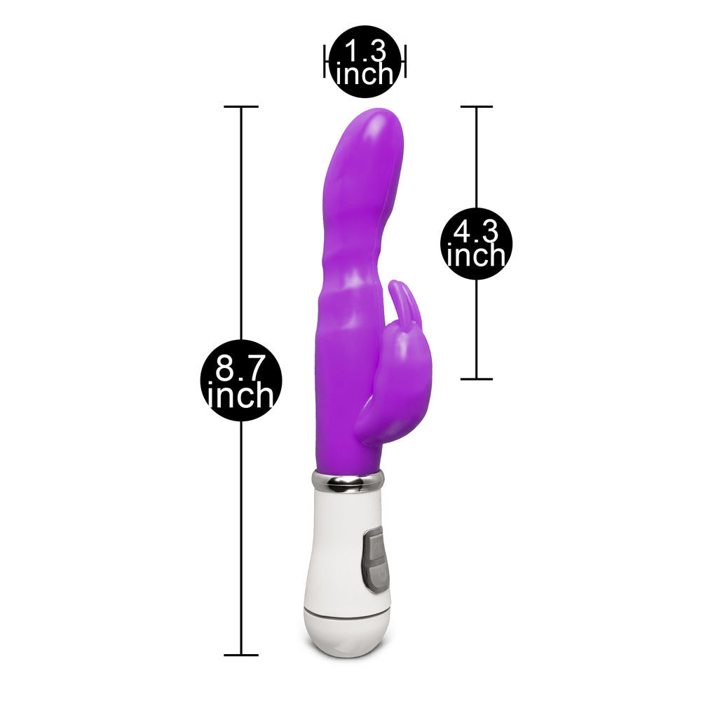 Slim G-Spot Multi-Speed Rabbit Dual Vibrator Purple | Rabbit Vibrator | Various brands | Bodyjoys