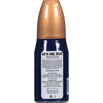 Gun Oil H2O Water-Based Lubricant 240ml | Water-Based Lube | Empowered Products | Bodyjoys