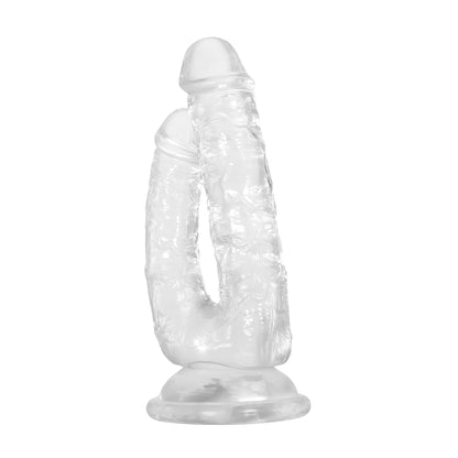 Gender X Dualistic Double Penetrator Dildo Clear | Double Strap-On | Evolved Novelties | Bodyjoys