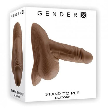 Gender X Stand To Pee Silicone Packer Dark Flesh | Packers & Packing Underwear | Evolved Novelties | Bodyjoys