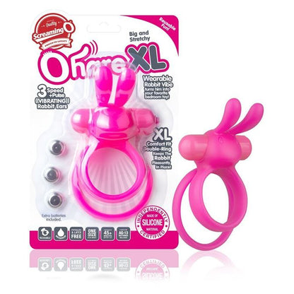 Screaming O Ohare XL Vibrating Double Cock Ring Pink | Vibrating Cock Ring | Screaming O | Bodyjoys