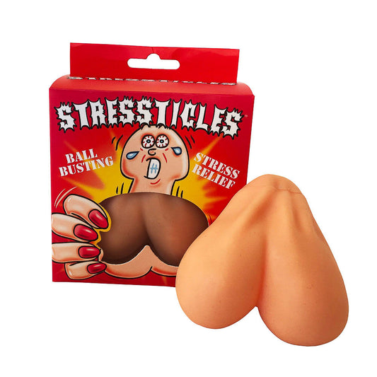 Stressticles Ballbusting Stress Relief | Novelty Toy | Spencer & Fleetwood | Bodyjoys