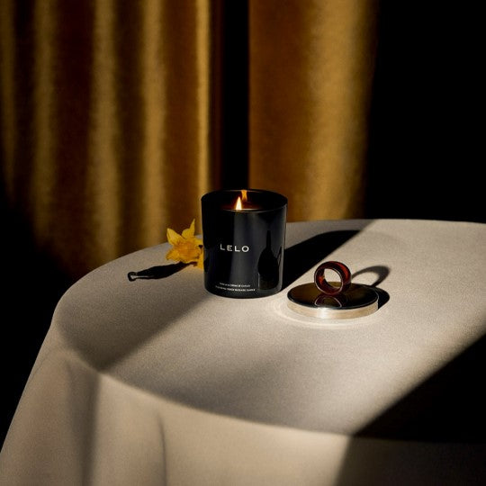 Lelo Vanilla And Creme De Cacao Flickering Touch Massage Candle | Massage Candle | Lelo | Bodyjoys