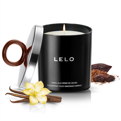 Lelo Vanilla And Creme De Cacao Flickering Touch Massage Candle | Massage Candle | Lelo | Bodyjoys
