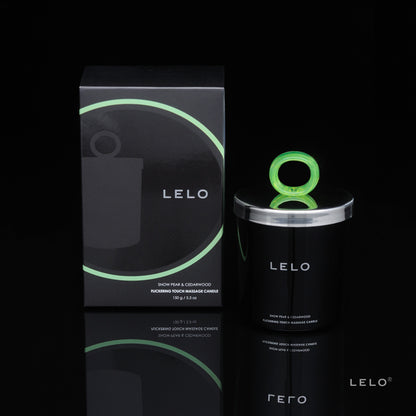 Lelo Snow Pear And Cedarwood Flickering Touch Massage Candle | Massage Candle | Lelo | Bodyjoys