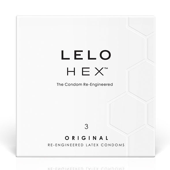 Lelo Hex Original Condoms 3 Pack | Regular Condom | Lelo | Bodyjoys