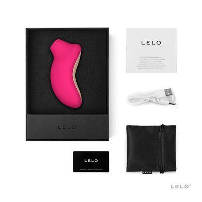 Lelo Sona Cruise Sonic Clitoral Massager Cerise | Clitoral Suction Vibrator | Lelo | Bodyjoys