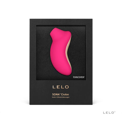 Lelo Sona Cruise Sonic Clitoral Massager Cerise | Clitoral Suction Vibrator | Lelo | Bodyjoys