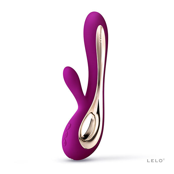 Lelo Soraya 2 Dual Rabbit Vibrator Deep Rose | Rabbit Vibrator | Lelo | Bodyjoys
