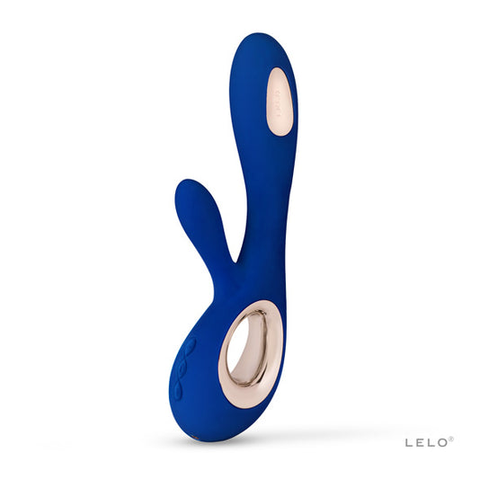 Lelo Soraya Wave Dual Rabbit Vibrator Midnight Blue | Rabbit Vibrator | Lelo | Bodyjoys