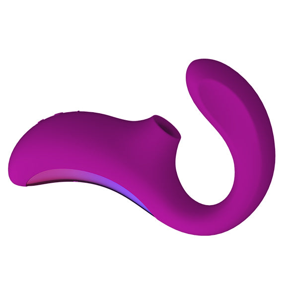 Lelo Enigma Dual Massager Deep Rose | Clitoral Suction Vibrator | Lelo | Bodyjoys