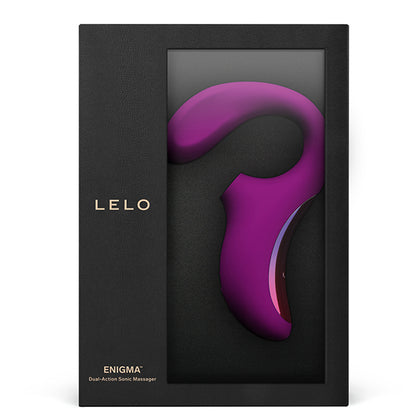 Lelo Enigma Dual Massager Deep Rose | Clitoral Suction Vibrator | Lelo | Bodyjoys