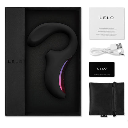 Lelo Enigma Dual Massager Black | Clitoral Suction Vibrator | Lelo | Bodyjoys