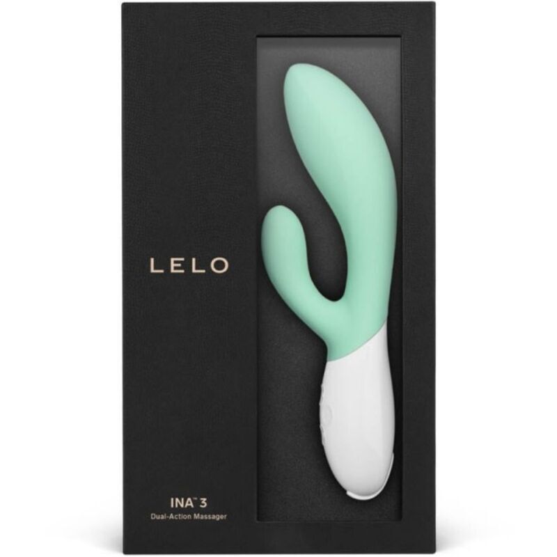 Lelo Ina 3 Dual Action Luxury Massager Seaweed | Rabbit Vibrator | Lelo | Bodyjoys