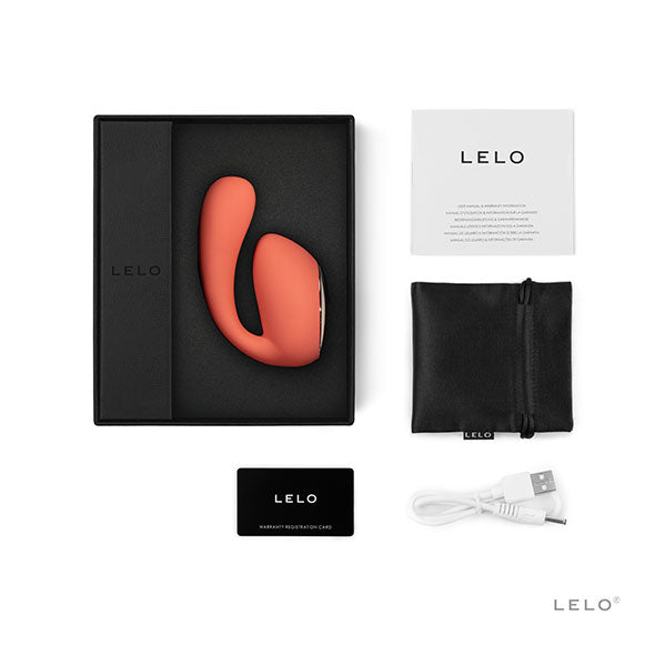 Lelo Ida Wave Dual Stimulation Luxury Massager Coral | G-Spot Vibrator | Lelo | Bodyjoys