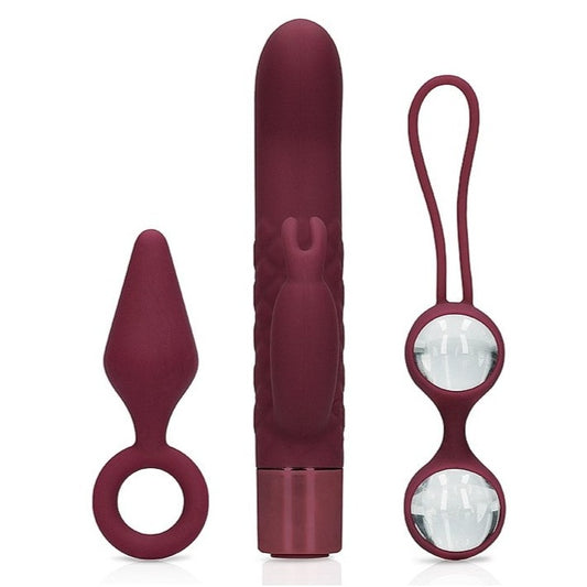 Sexplore Sex Toy Kit For Her Dark Cherry | Sex Toy Set | Shots Toys | Bodyjoys