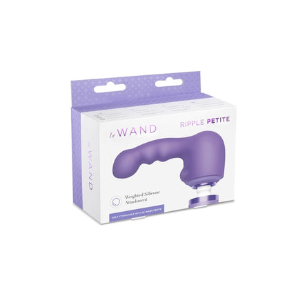 Le Wand Ripple Petite Weighted Silicone Wand Attachment | Massage Wand Vibrator | Le Wand | Bodyjoys