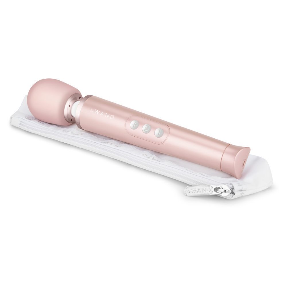 Le Wand Petite Rechargeable Travel Wand Gold | Massage Wand Vibrator | Le Wand | Bodyjoys