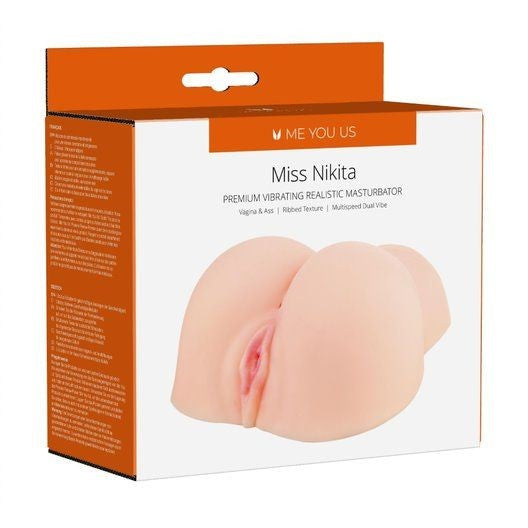 Me You Us Miss Nikita Premium Vibrating Realistic Masturbator | Realistic Butt Masturbator | Me You Us | Bodyjoys