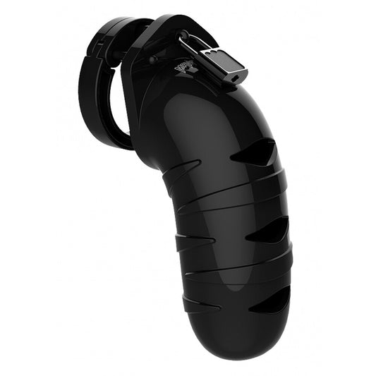 Man Cage 05 Male 5.5 Inch Black Chastity Cage | Chastity Cage | Shots Toys | Bodyjoys