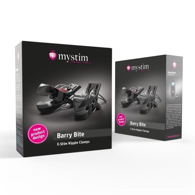 Mystim Barry Bite E-Stim Nipple Clamps | Nipple Vibrator | Mystim | Bodyjoys