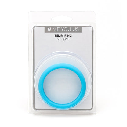 Me You Us Silicone Cock Ring 55mm Blue | Classic Cock Ring | Me You Us | Bodyjoys