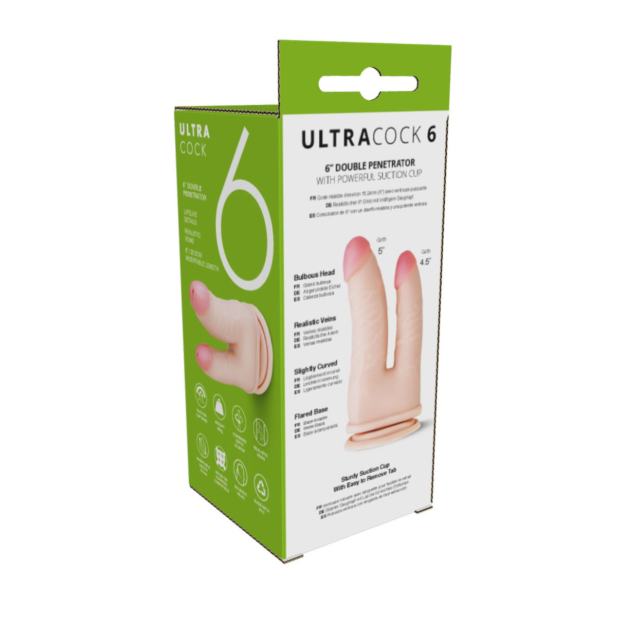 Me You Us Ultra Cock 6 Inch Double Penetrator Dildo | Double Strap-On | Me You Us | Bodyjoys